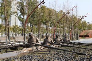 南京青奧文化體育公園雕塑·劃船