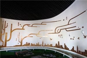 銅陵城市展示館銅浮雕