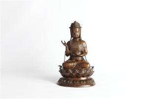 坐觀音像